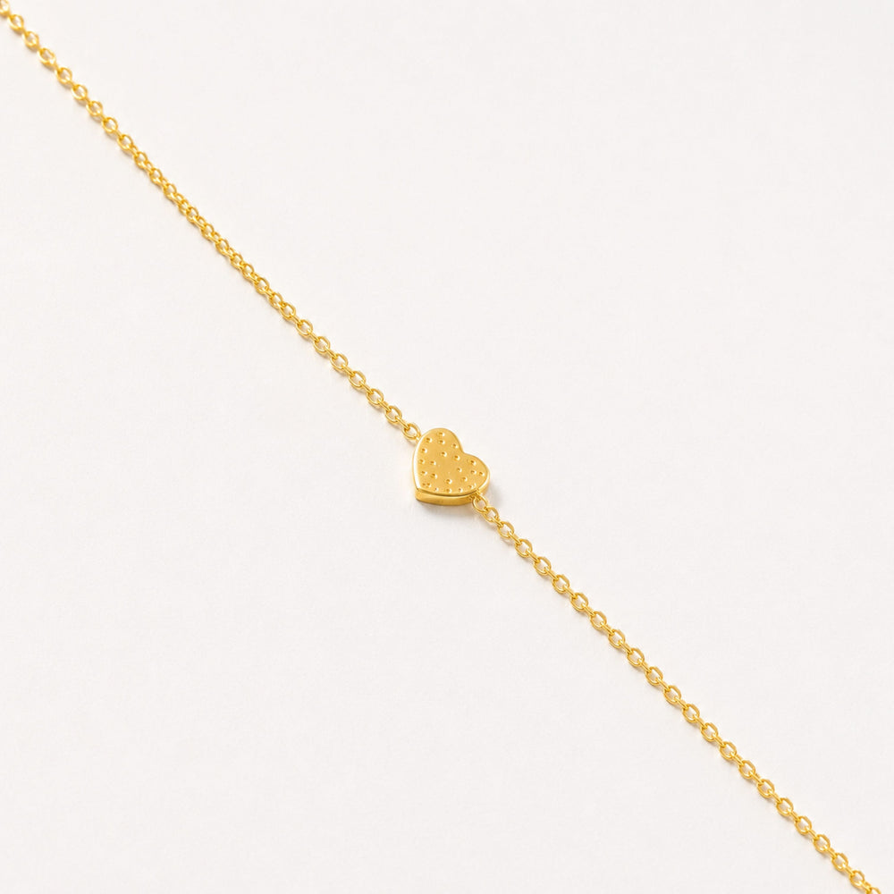 Bracelet Cœur Texturé