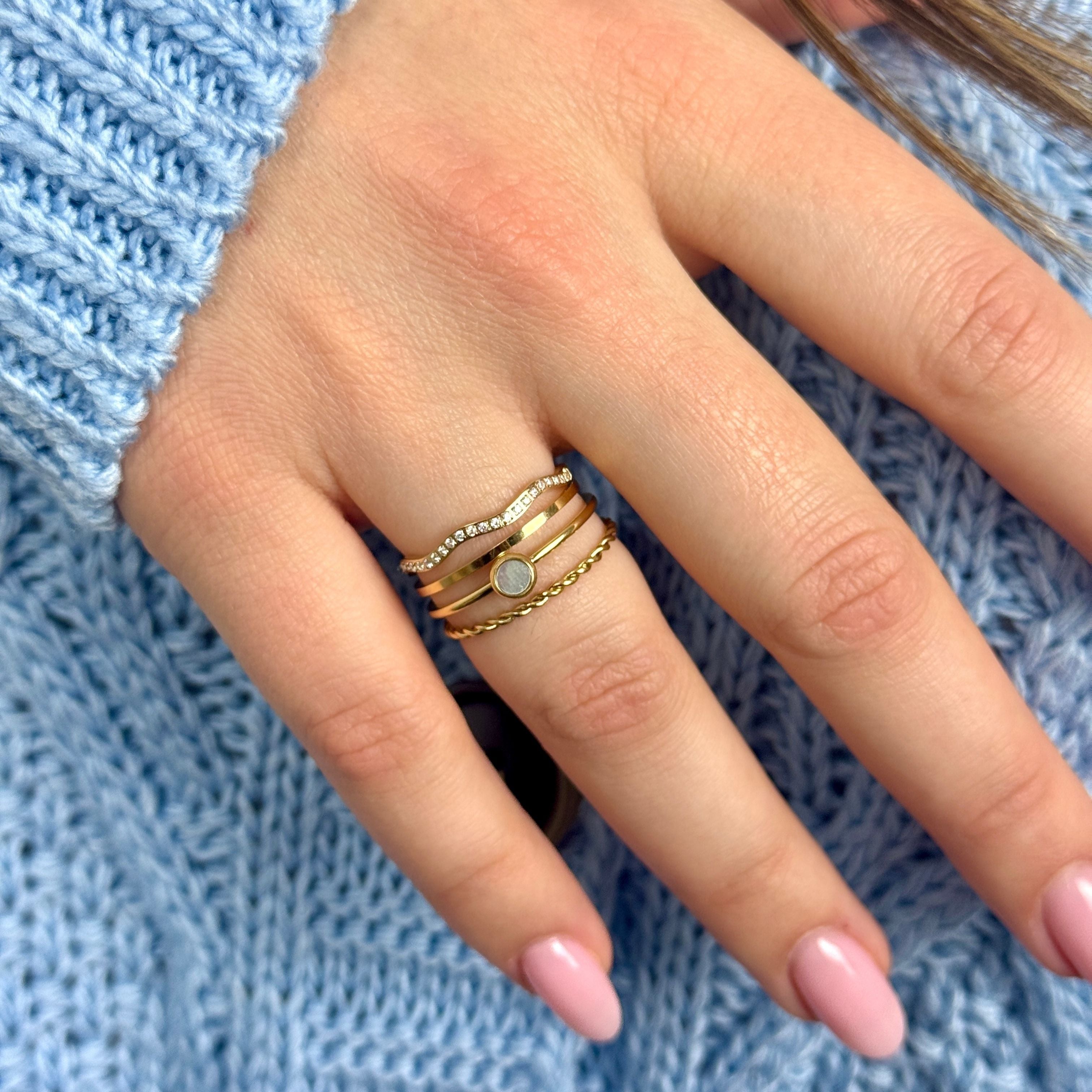 Bague Quatuor – lot de 4