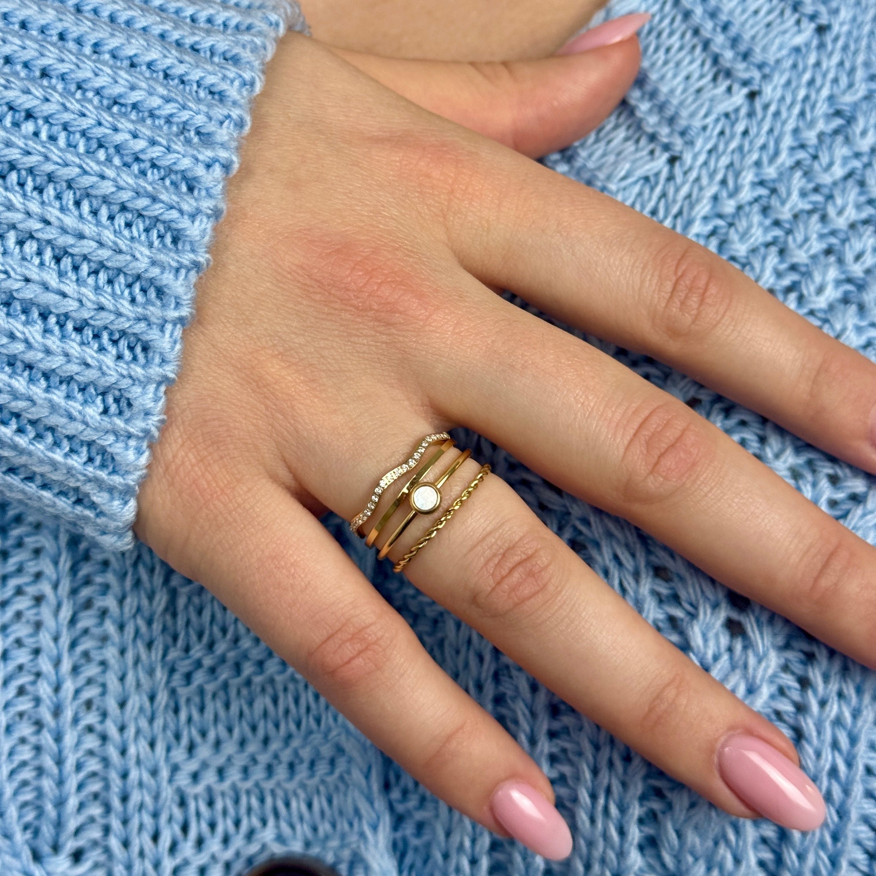 Bague Quatuor – lot de 4