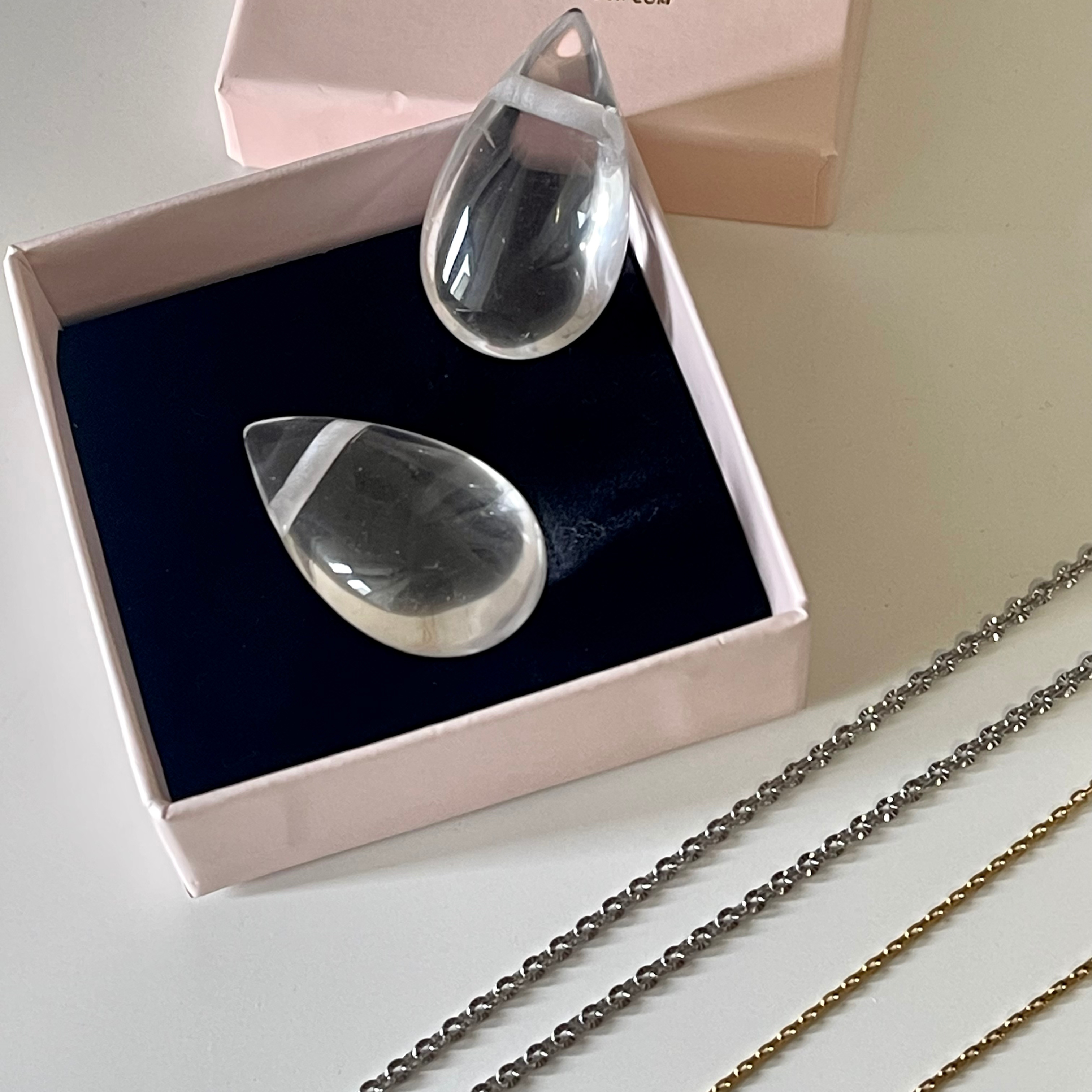 Sautoir Francesca en pierre naturelle - Création sur-mesure