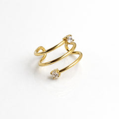 Earcuff Sparkle Twist