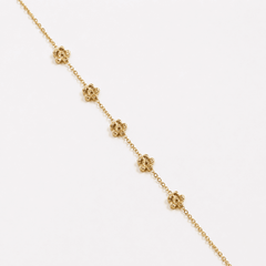 Bracelet de cheville Fleur d'Or