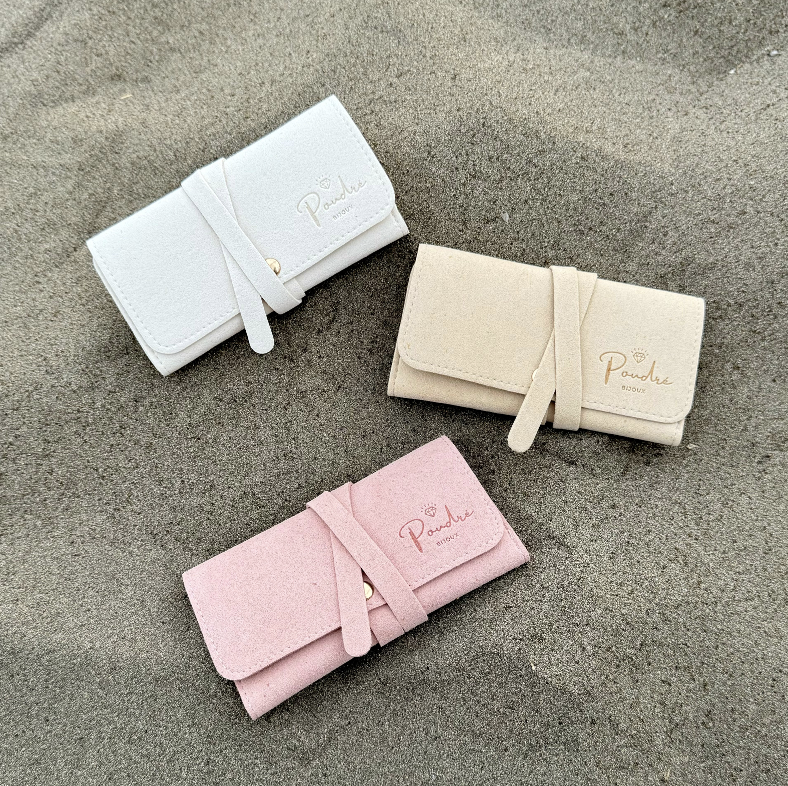 Pochette de Rangement Poudré Bijoux
