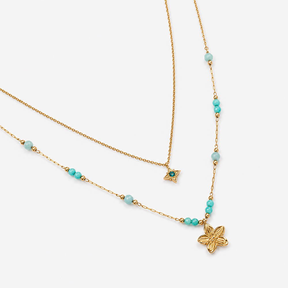 Double Collier Rayonnement