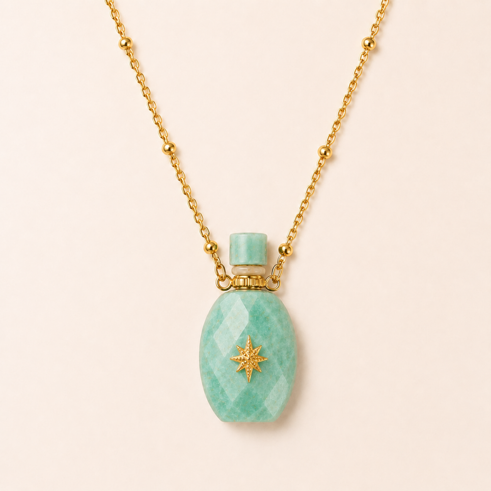 Collier Anastasia II - Étoile Amazonite