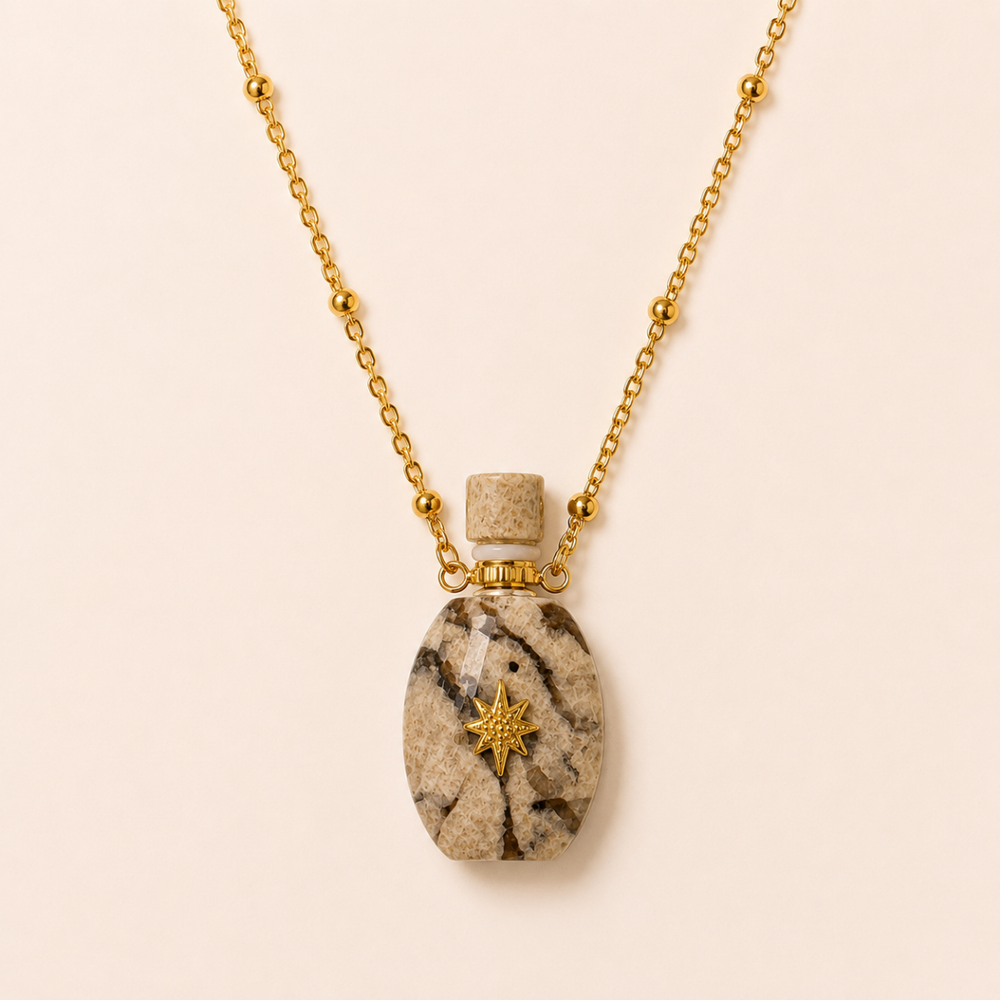 Collier Anastasia II - Étoile Jaspe Paysage