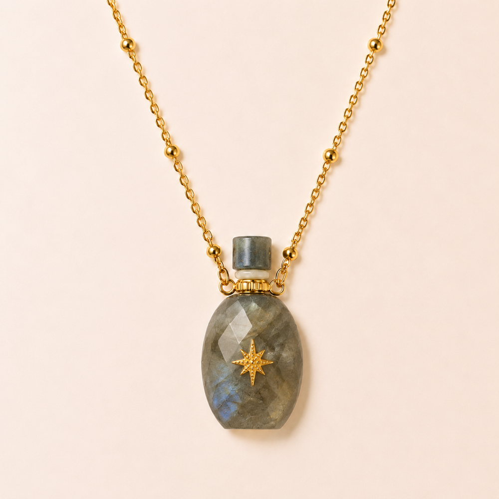 Collier Anastasia II - Étoile Labradorite
