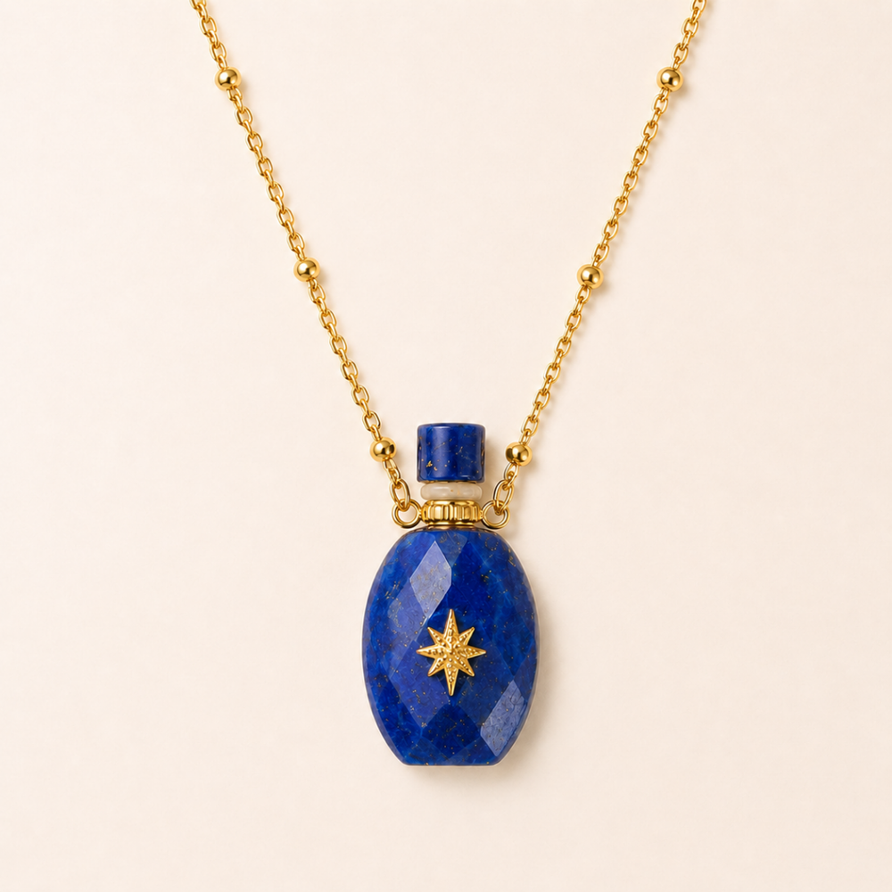 Collier Anastasia II - Étoile Lapis Lazuli