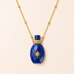 Collier Anastasia II - Étoile Lapis Lazuli