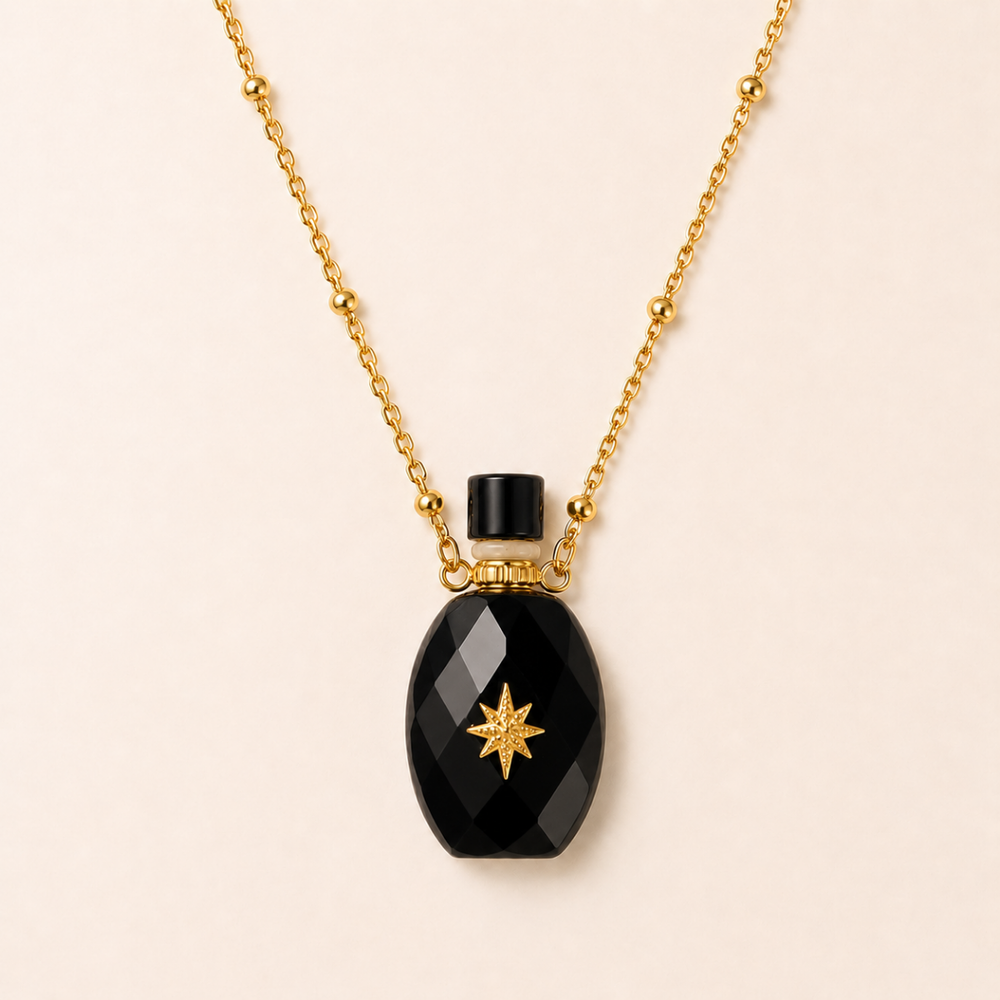 Collier Anastasia II - Étoile Onyx