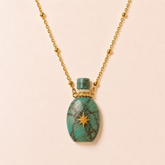 Collier Anastasia II - Étoile Turquoise Africaine