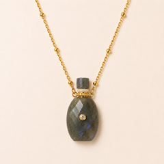 Collier Anastasia II - Zircon Labradorite