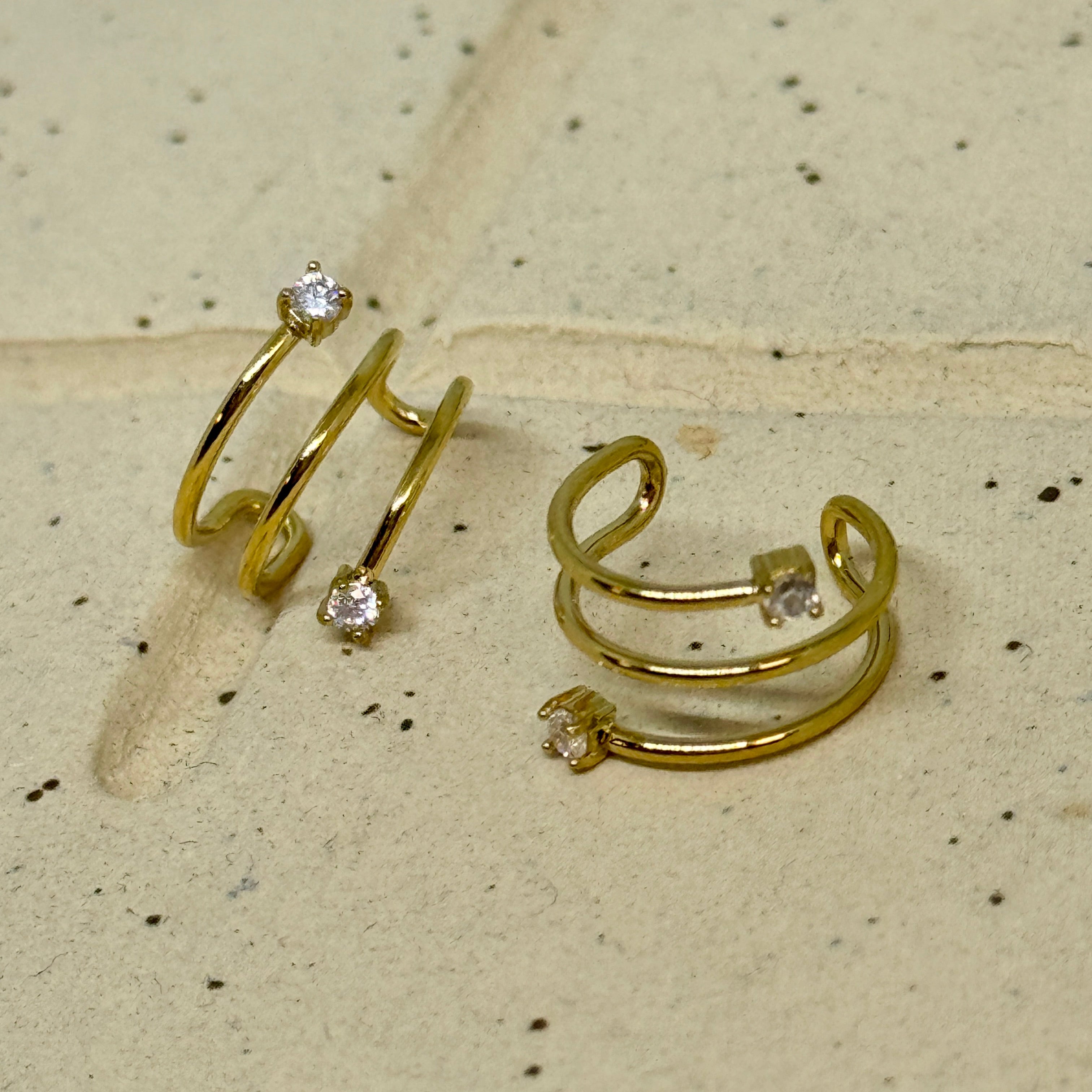 Earcuff Sparkle Twist