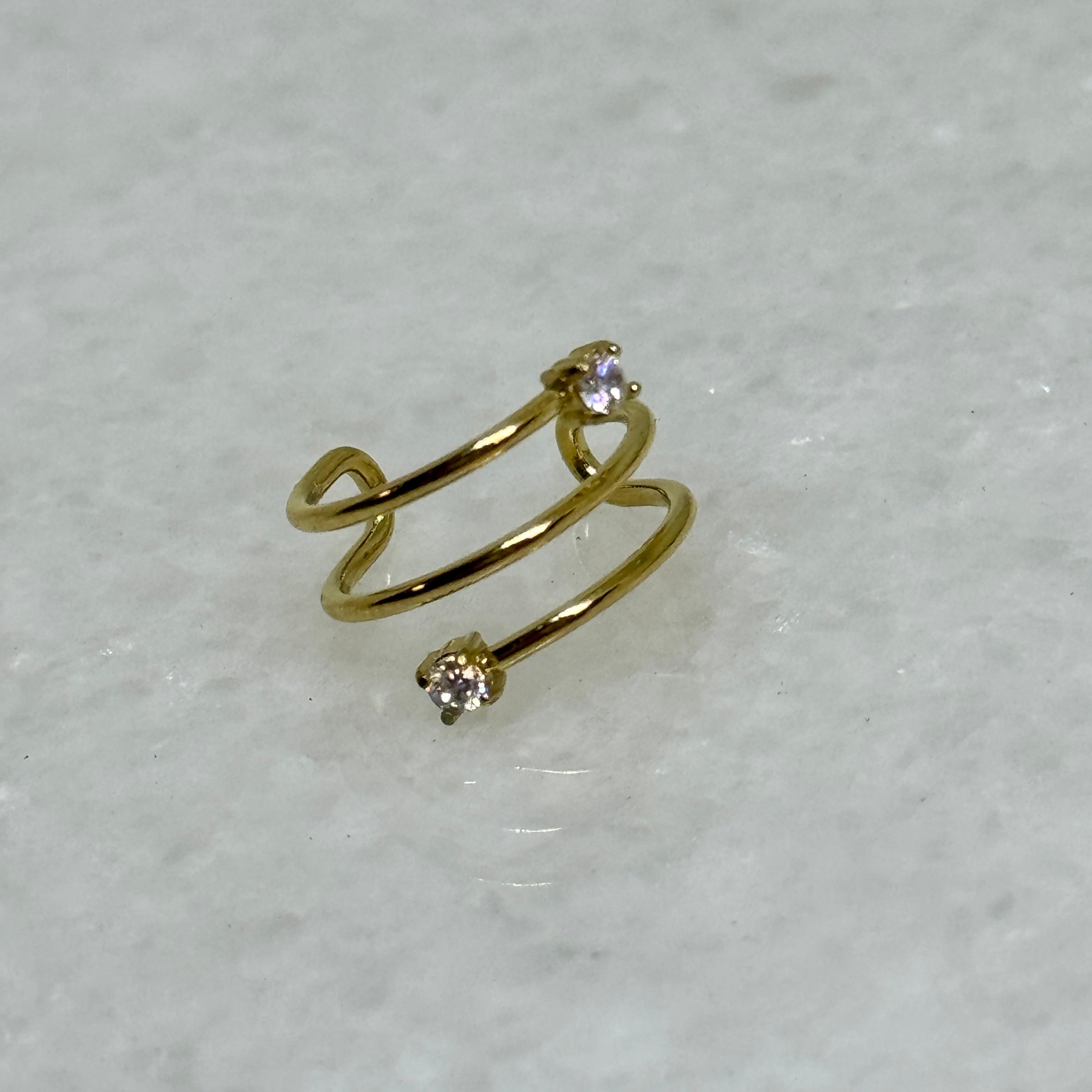 Earcuff Sparkle Twist