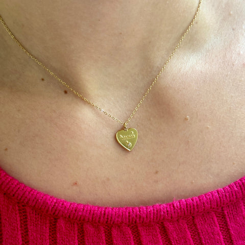 Collier gravure 