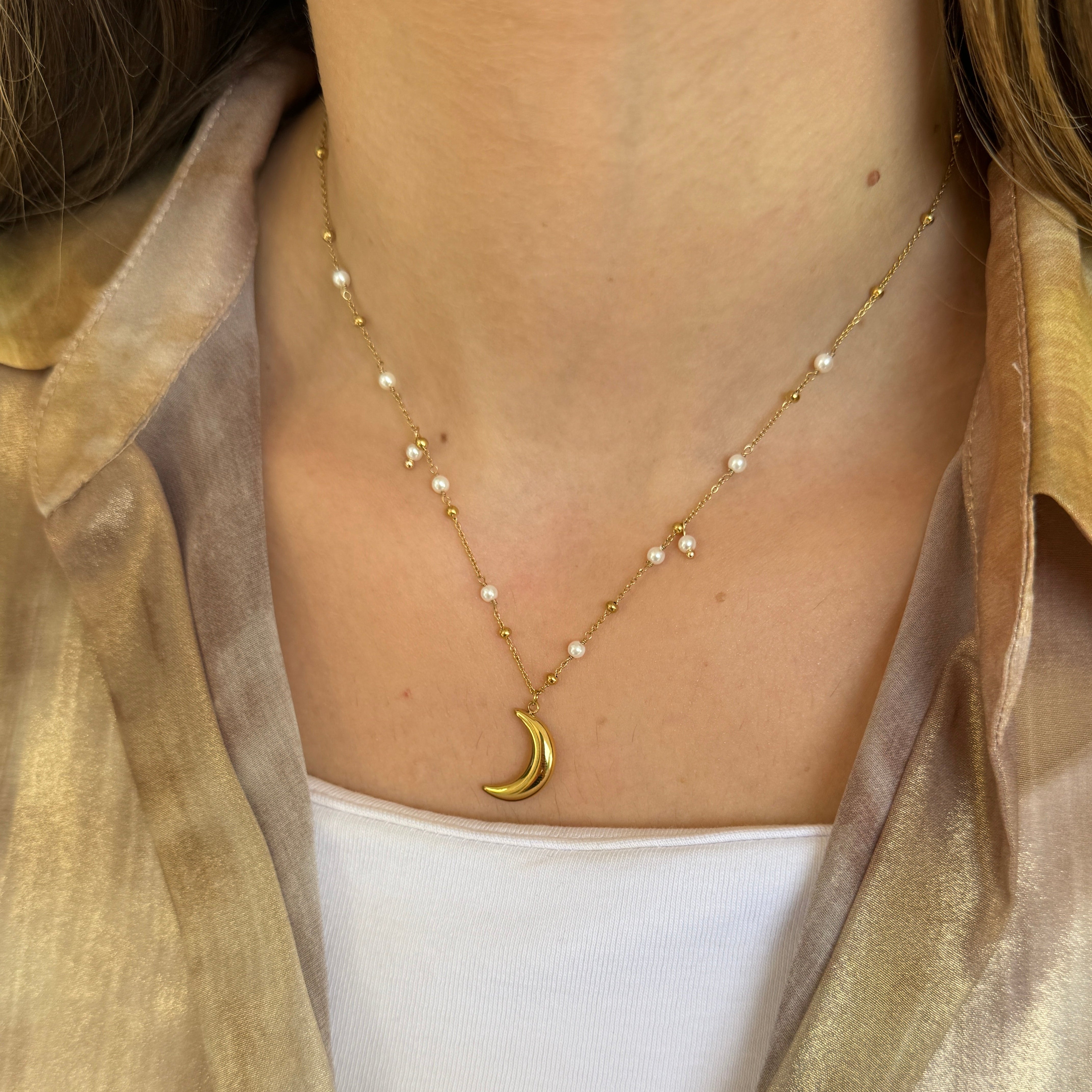 Collier Croissant De Lune