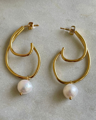 Boucles Precious I Perle d'eau douce
