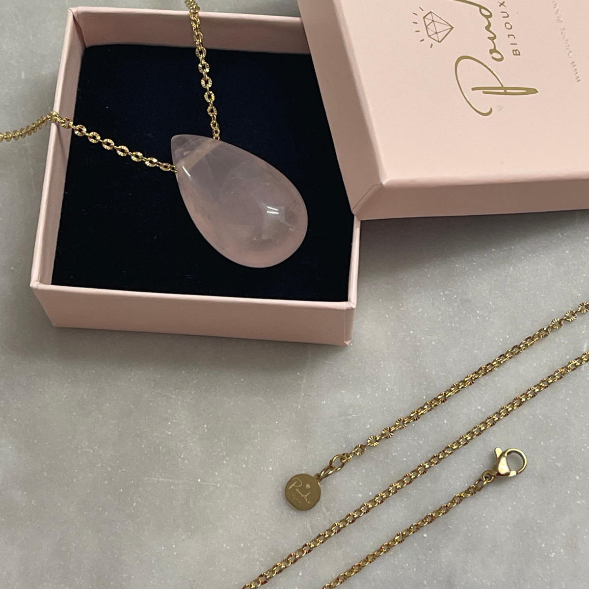 Sautoir Francesca en pierre naturelle - Création sur-mesure