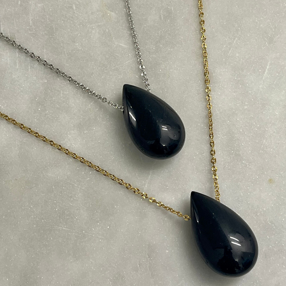 Sautoir Francesca en pierre naturelle - Création sur-mesure